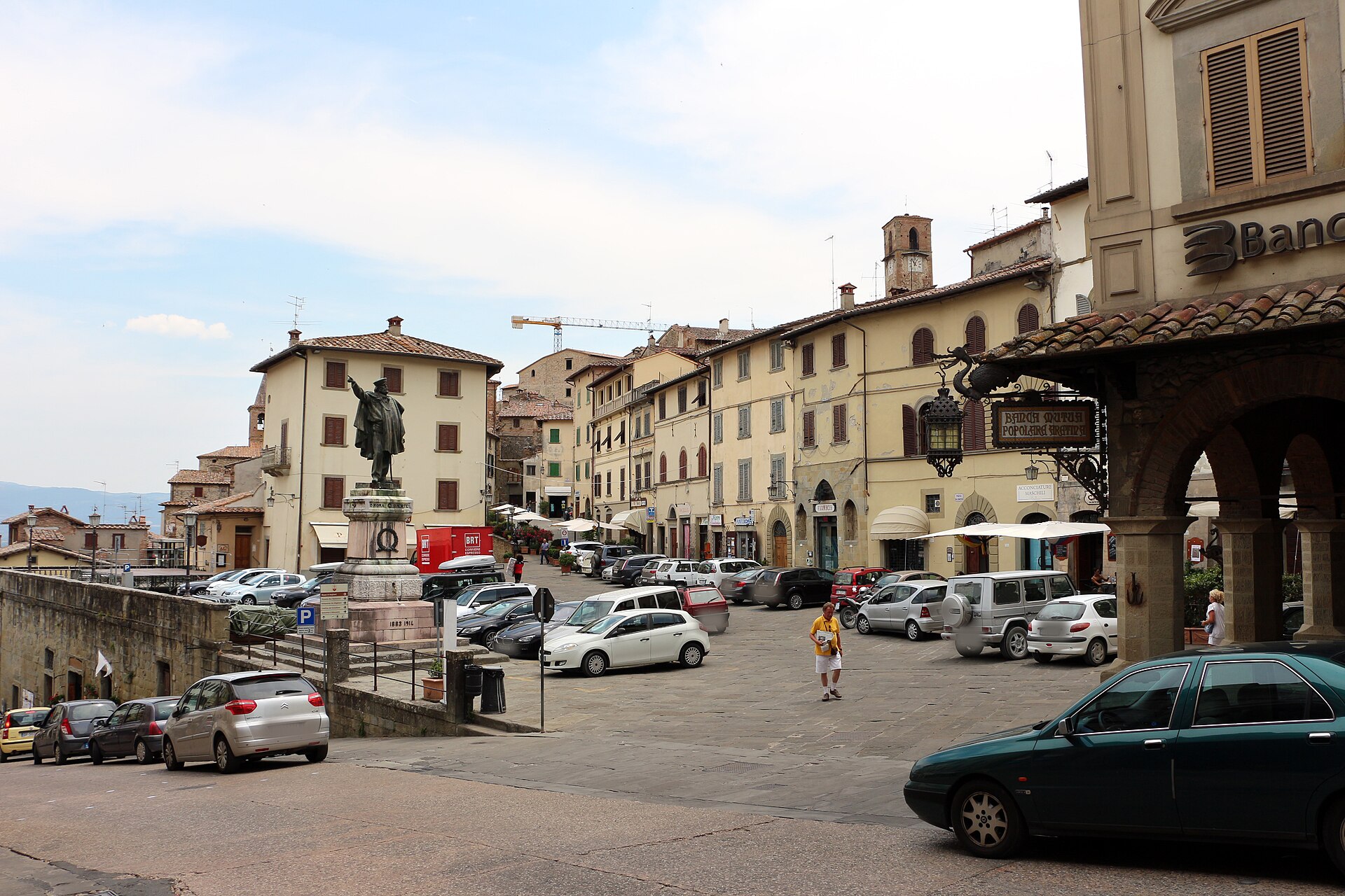 Piazza Baldaccio ad Anghiari